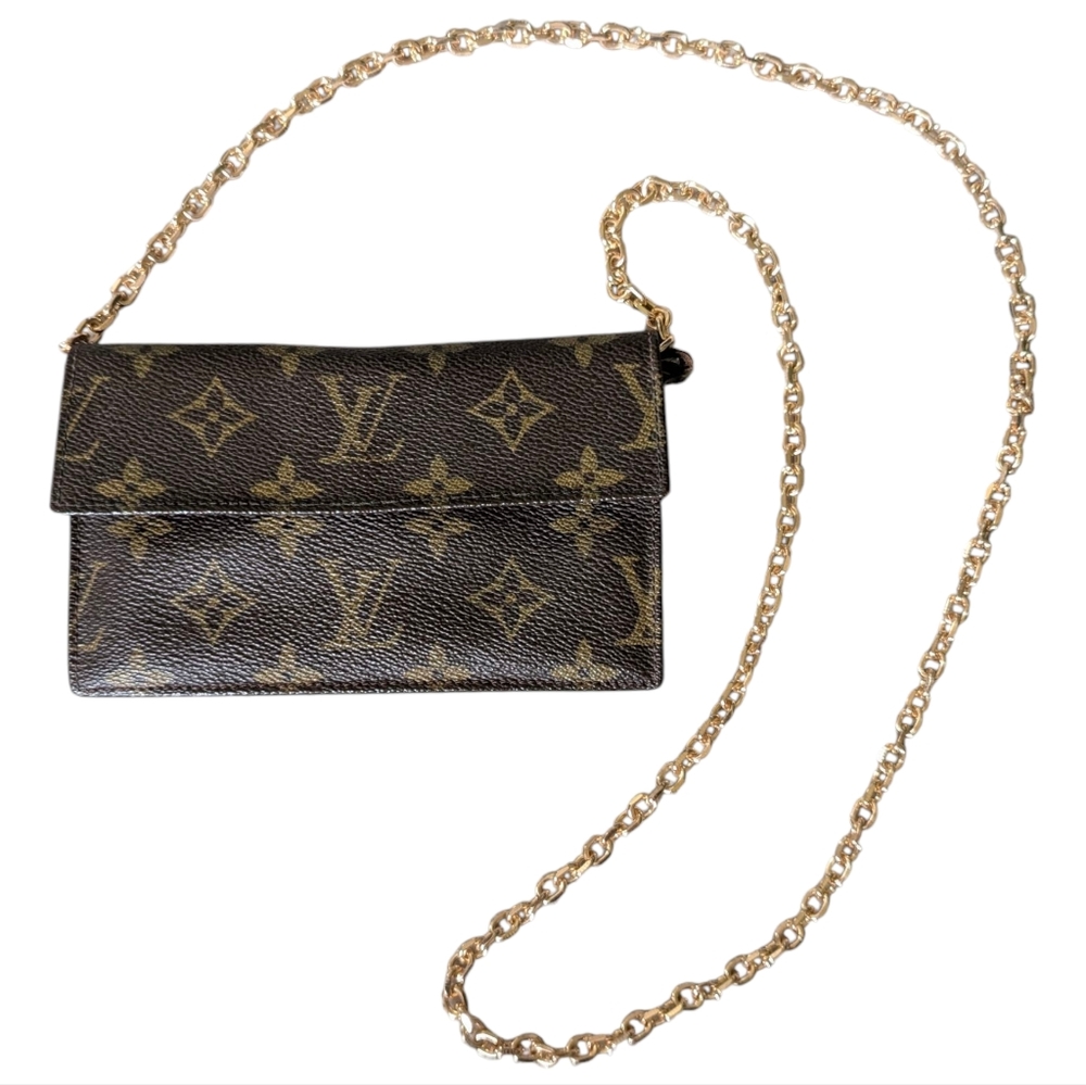 Louis Vuitton Rare Vintage Monogram Flap Wallet